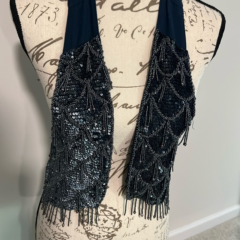 S- Beautiful Silence + Noise beaded vest